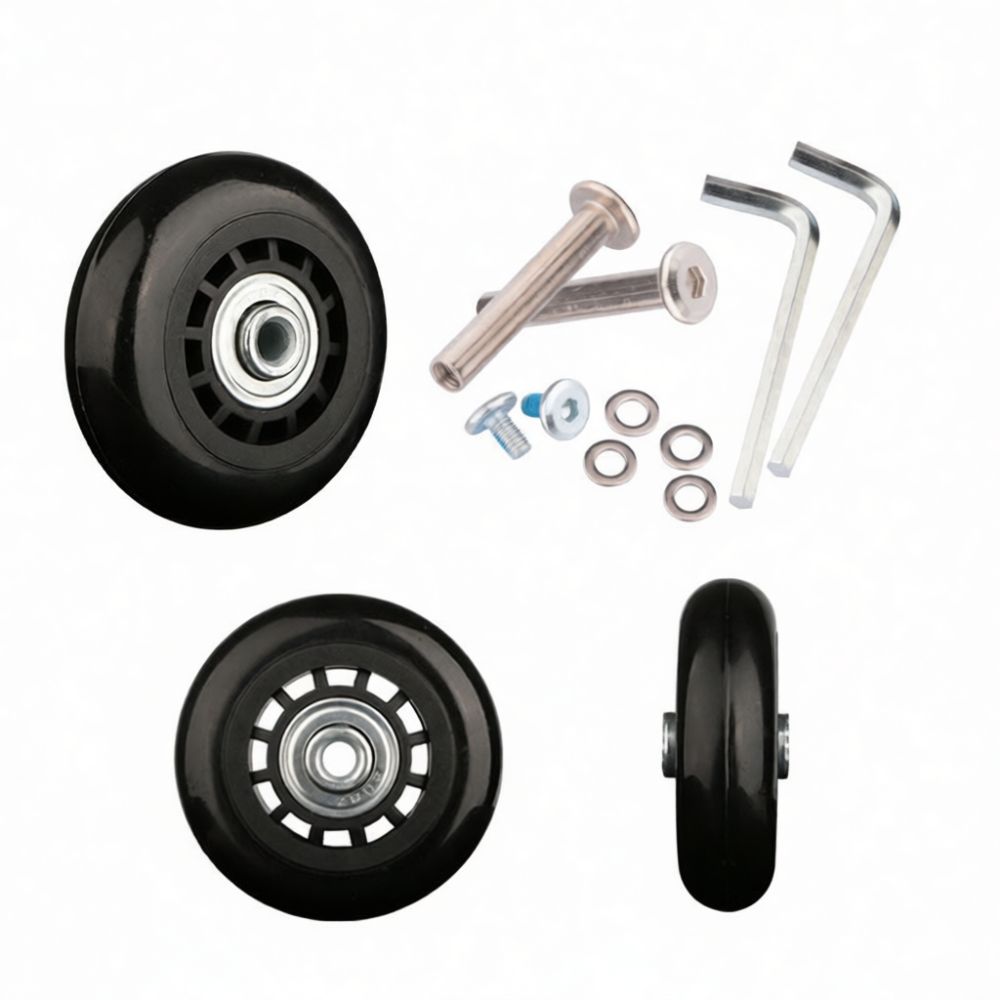 Silent Replacement Luggage Wheels - Ruedas de goma para maletas, ruedas