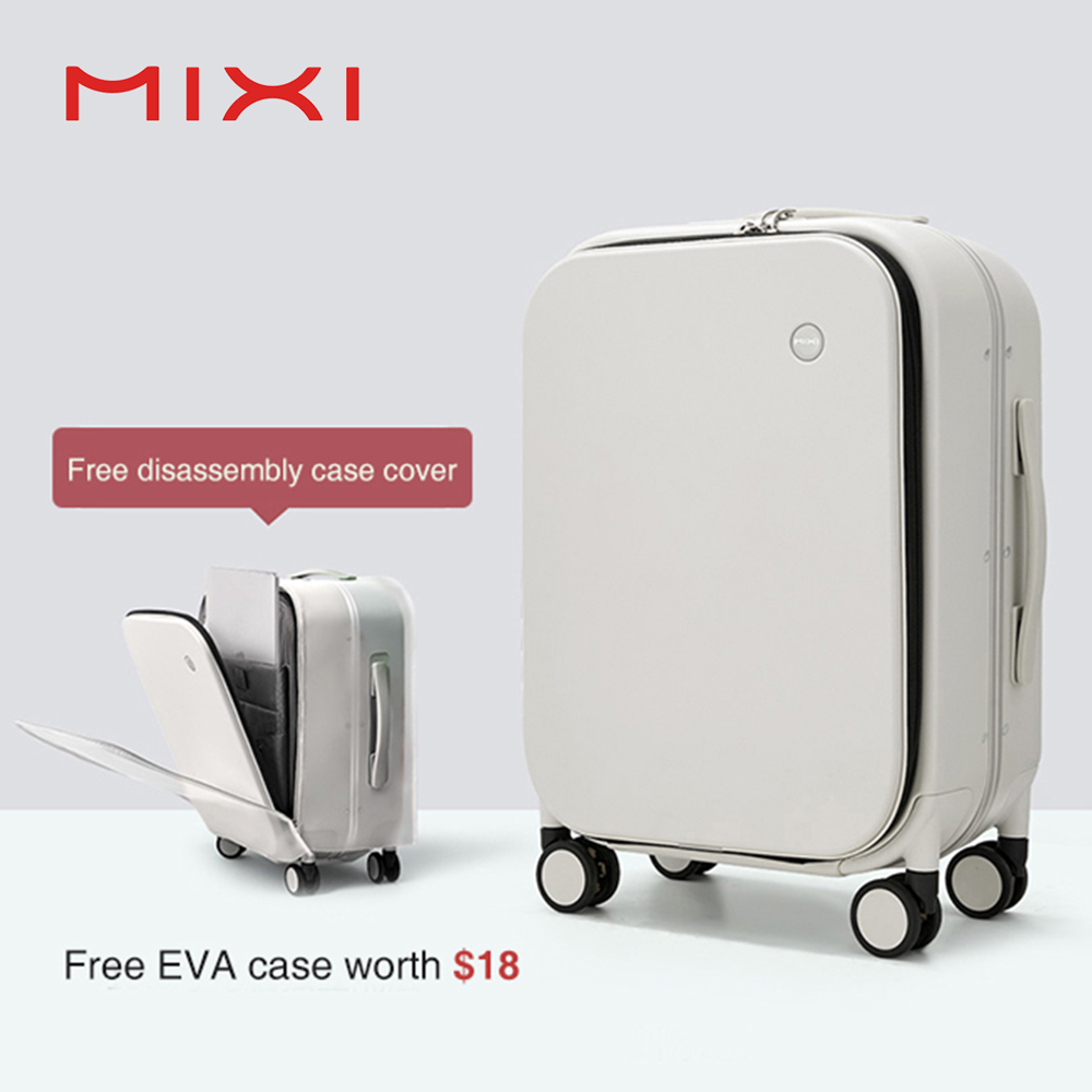 Foldable Rolling Luggage Bag - Mixi-maleta con marco de aluminio con