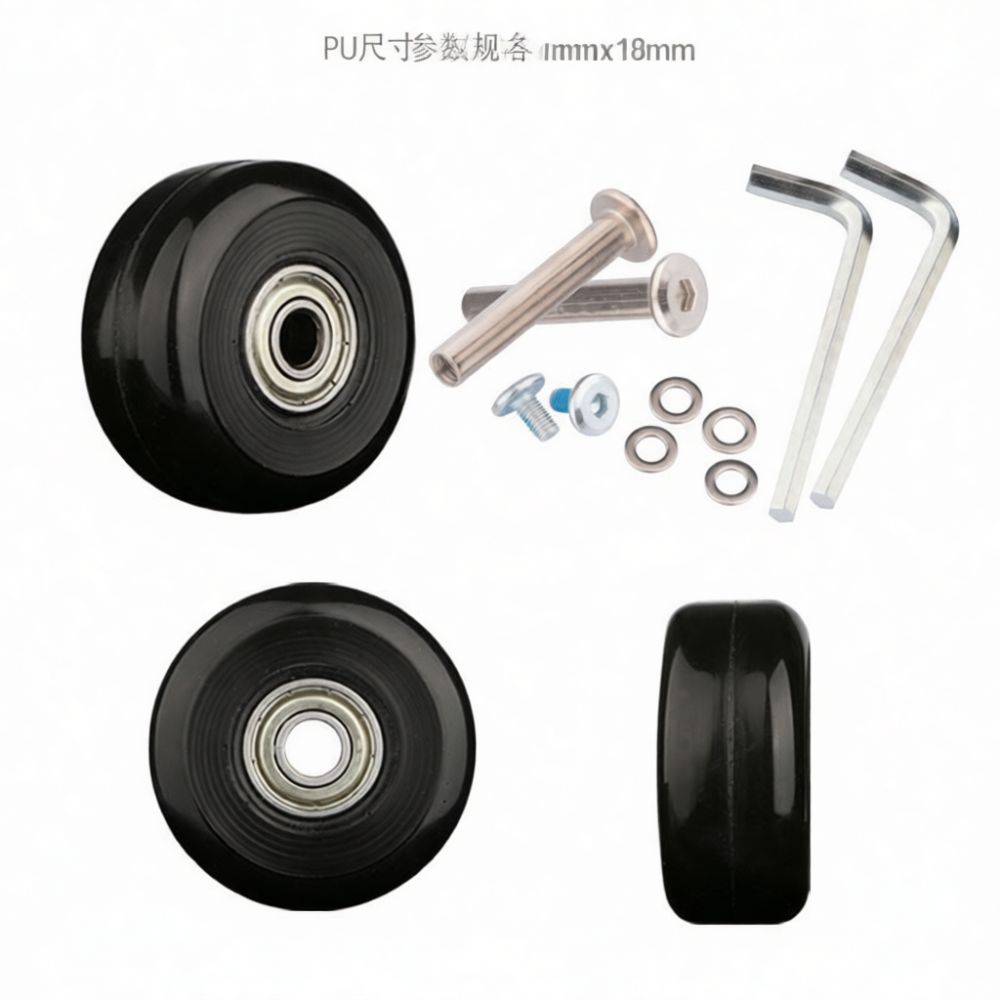 Ruedas de goma para maletas, r - Silent Replacement Luggage Wheels reseña y precio