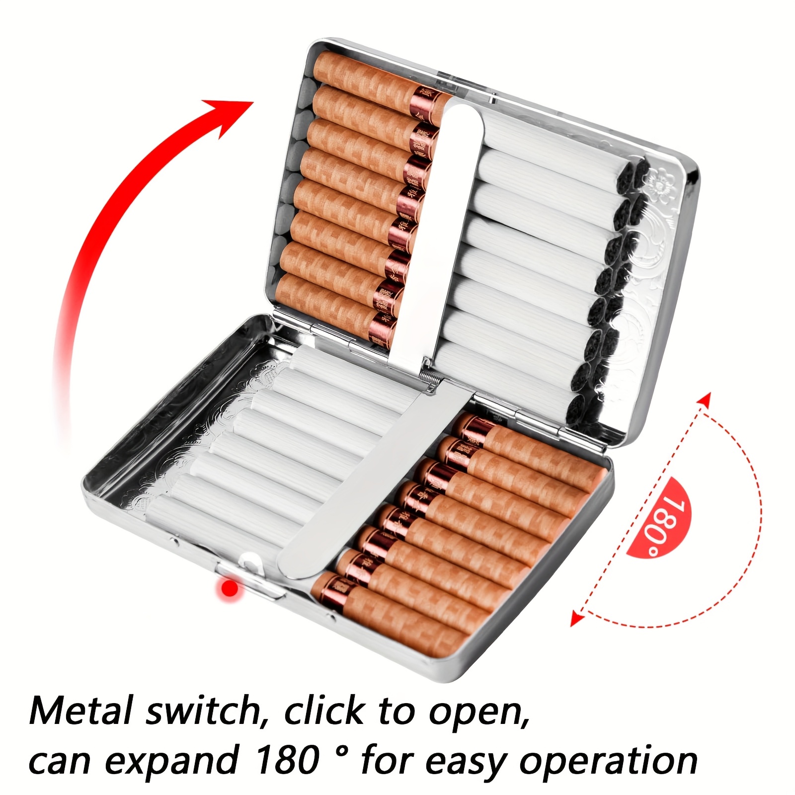 Estuche de Cigarrillos de Meta - Wallets reseña y precio