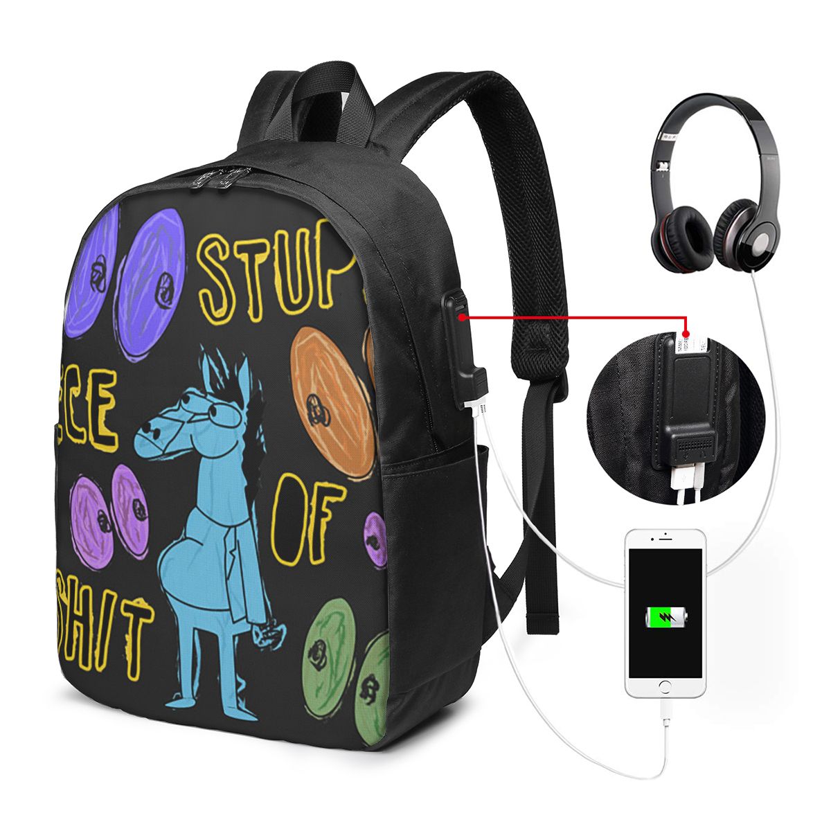 Mochila de dibujos animados de - Backpacks reseña y precio